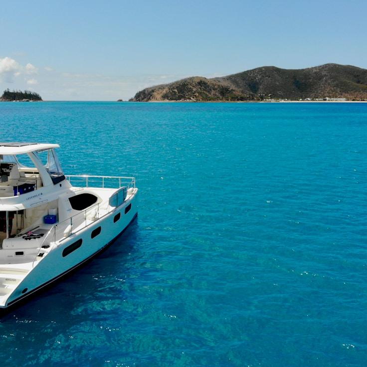 Business retreat on a yacht